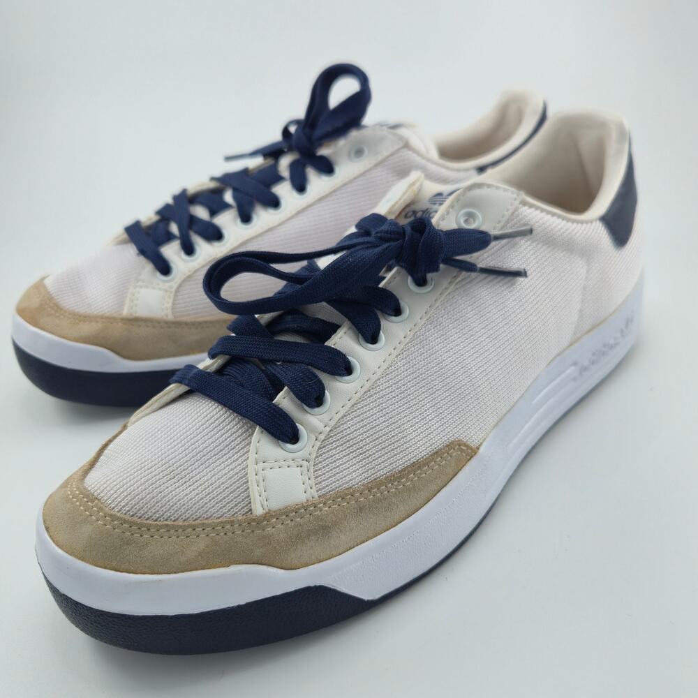 Adidas Rod Laver 668702 Men's Size 9 Cloud White Collegiate Navy Sneakers